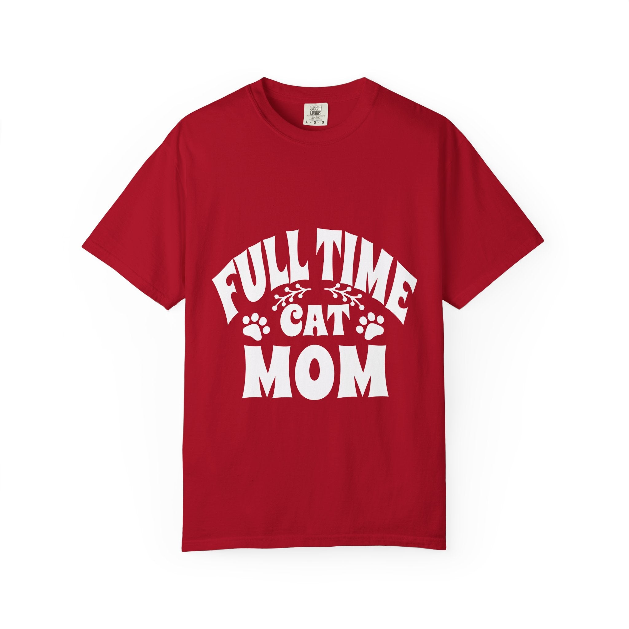 full time cat mom T-shirt