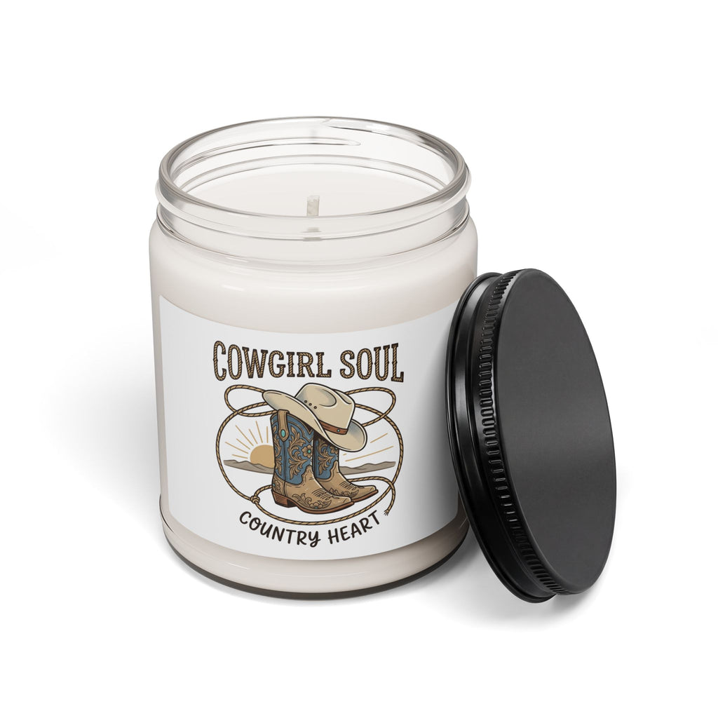 Cowgirl Soul Soy Candle, Rustic Western Prairie, Rodeo Ranch Vibes