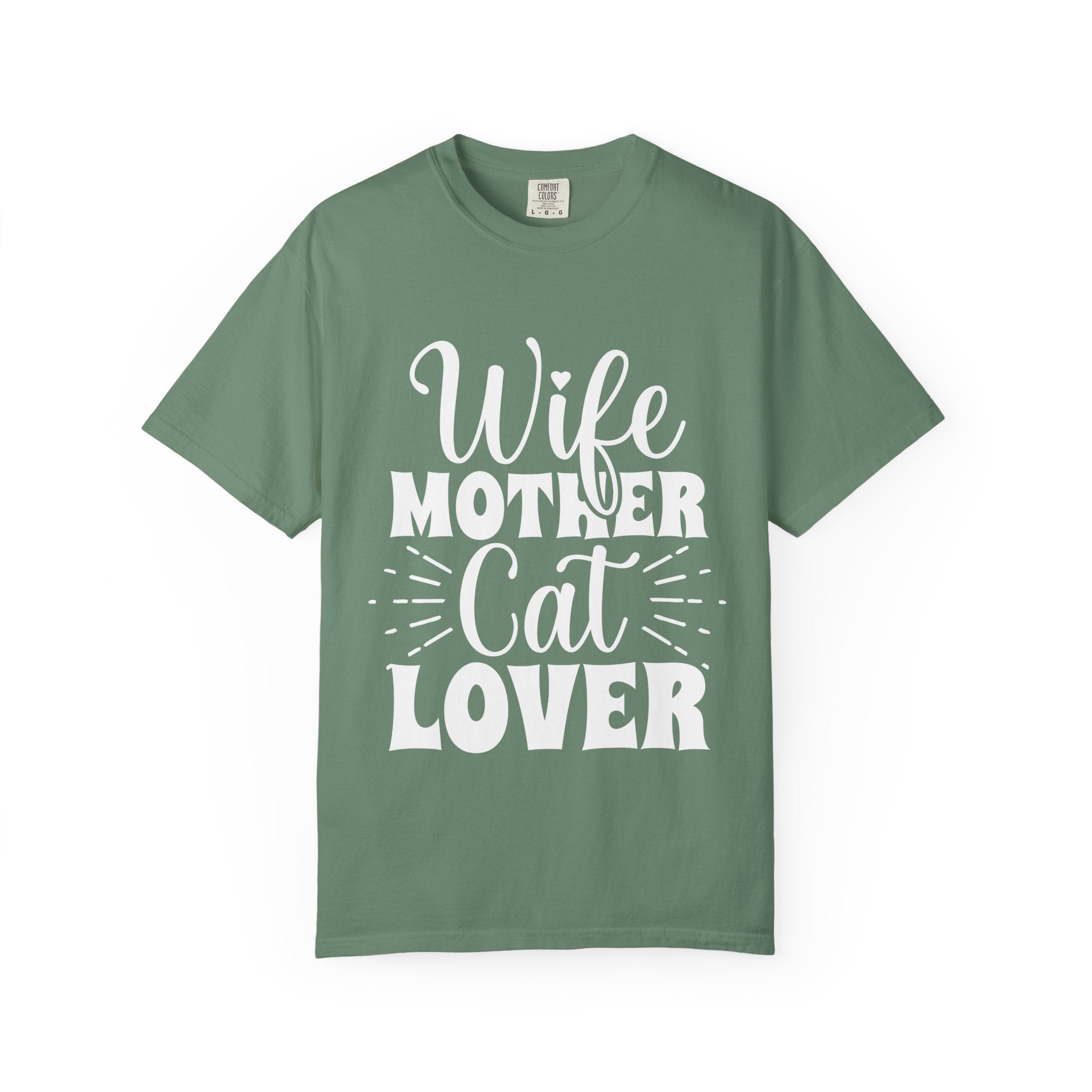 wife mother cat lover T-shirt