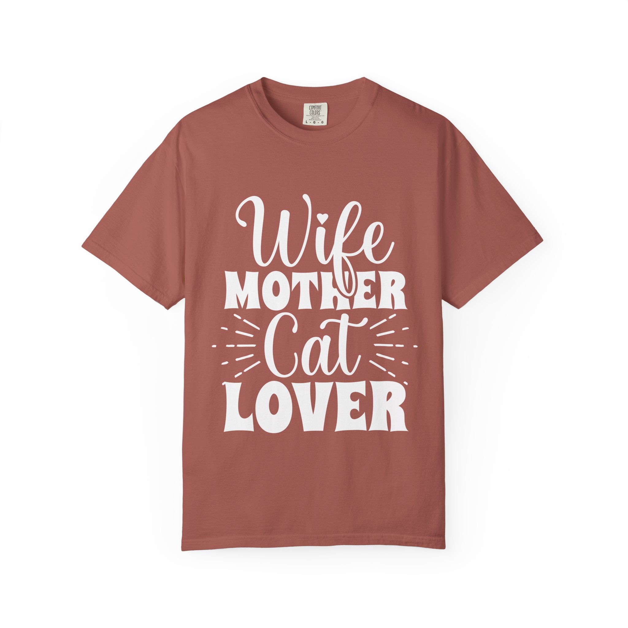 wife mother cat lover T-shirt