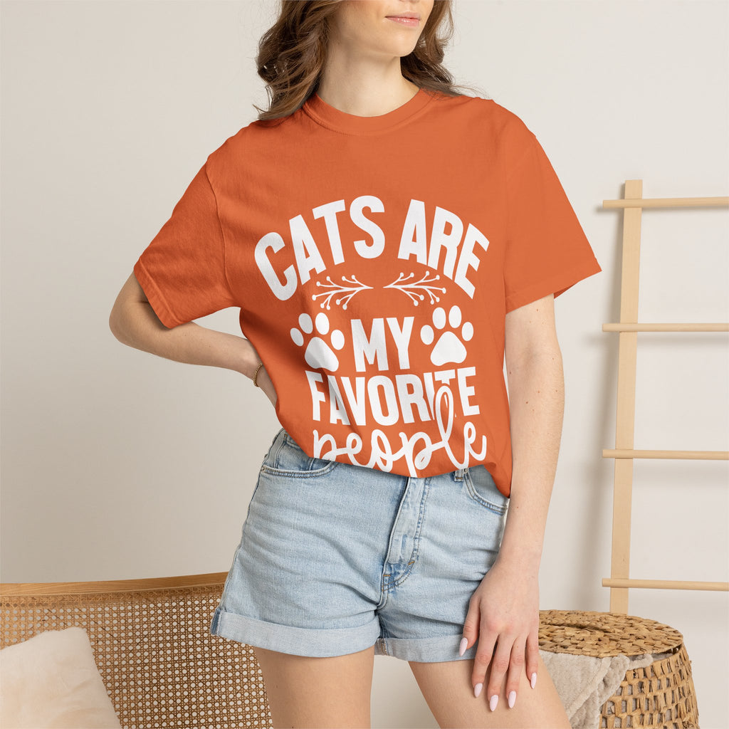 cats are my favorite people T-shirt
