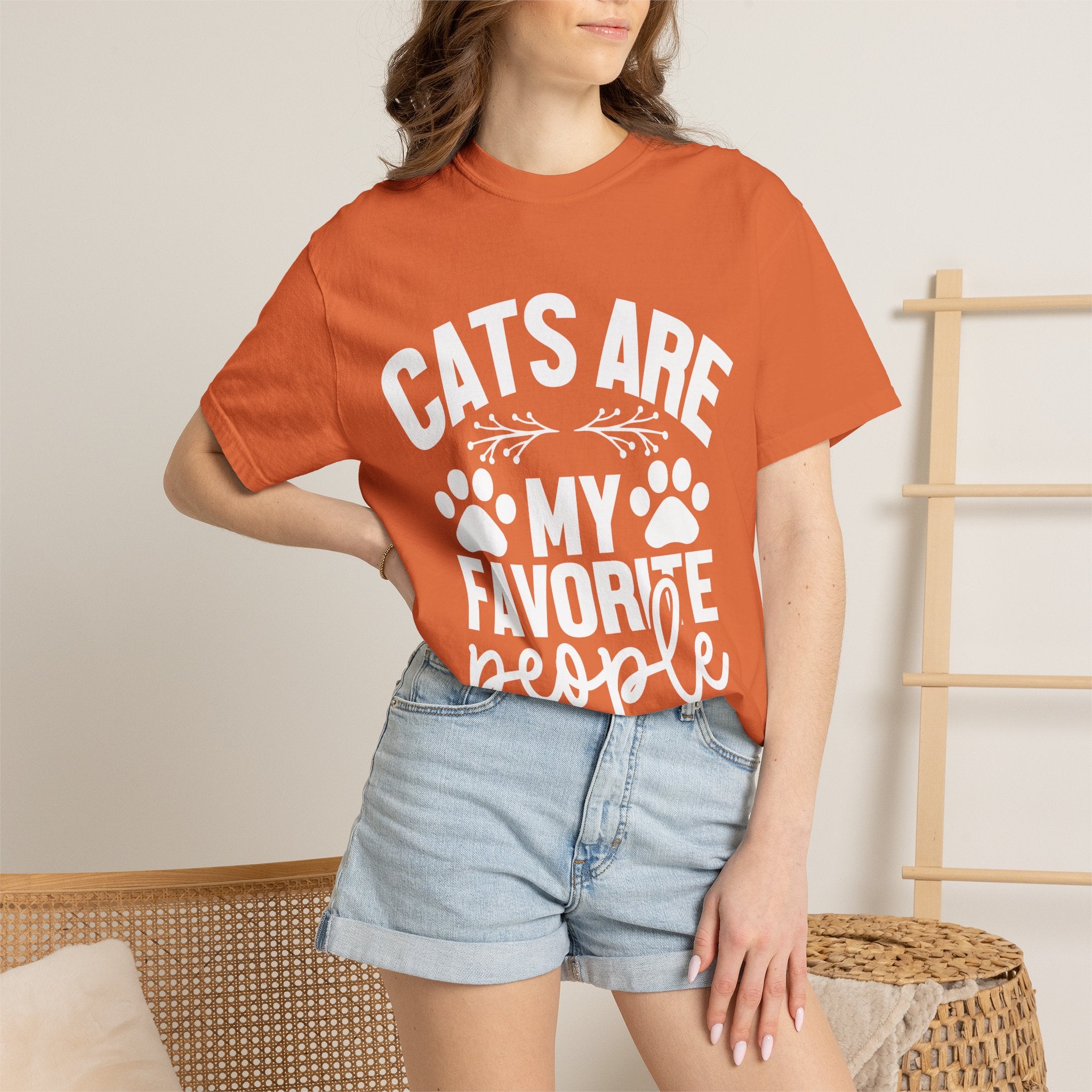 cats are my favorite people T-shirt