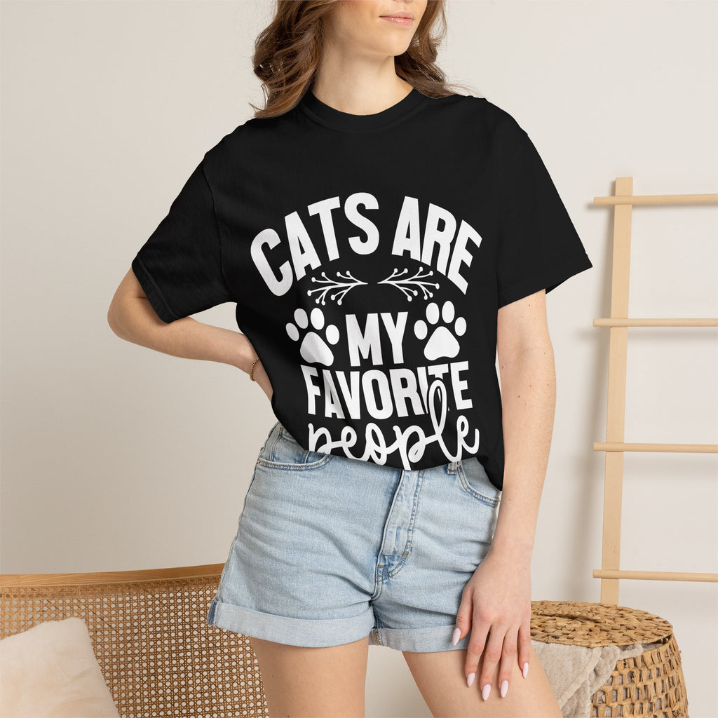 cats are my favorite people T-shirt