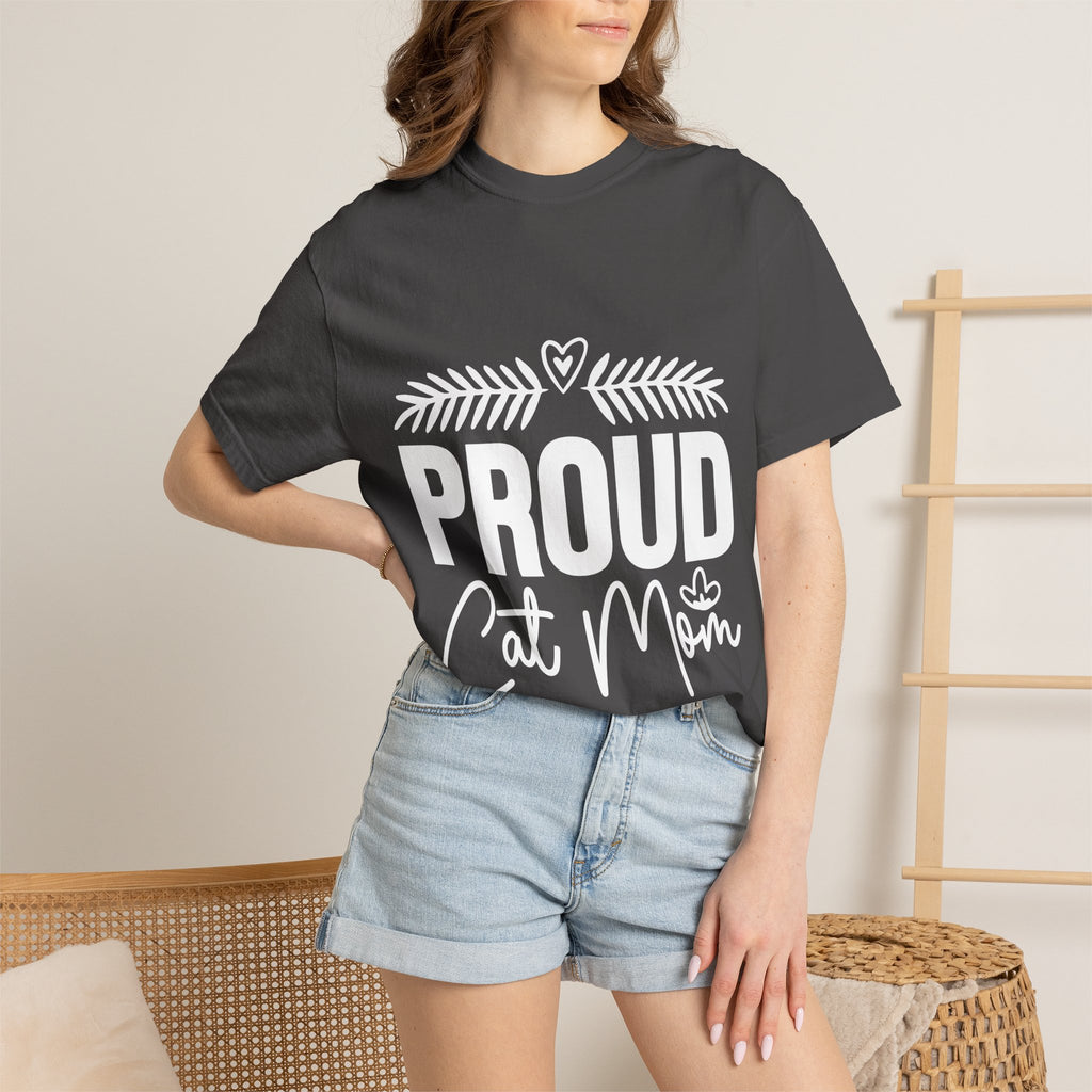 proud cat mom T-shirt