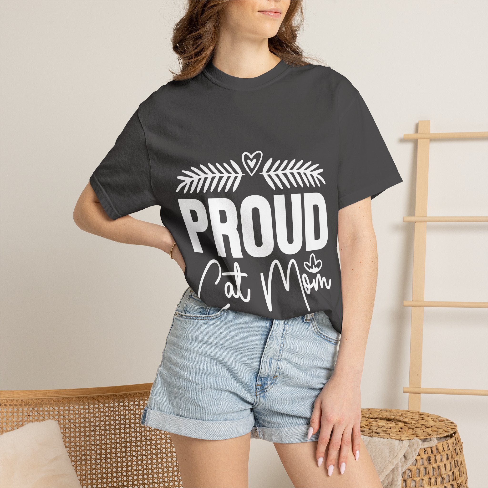proud cat mom T-shirt