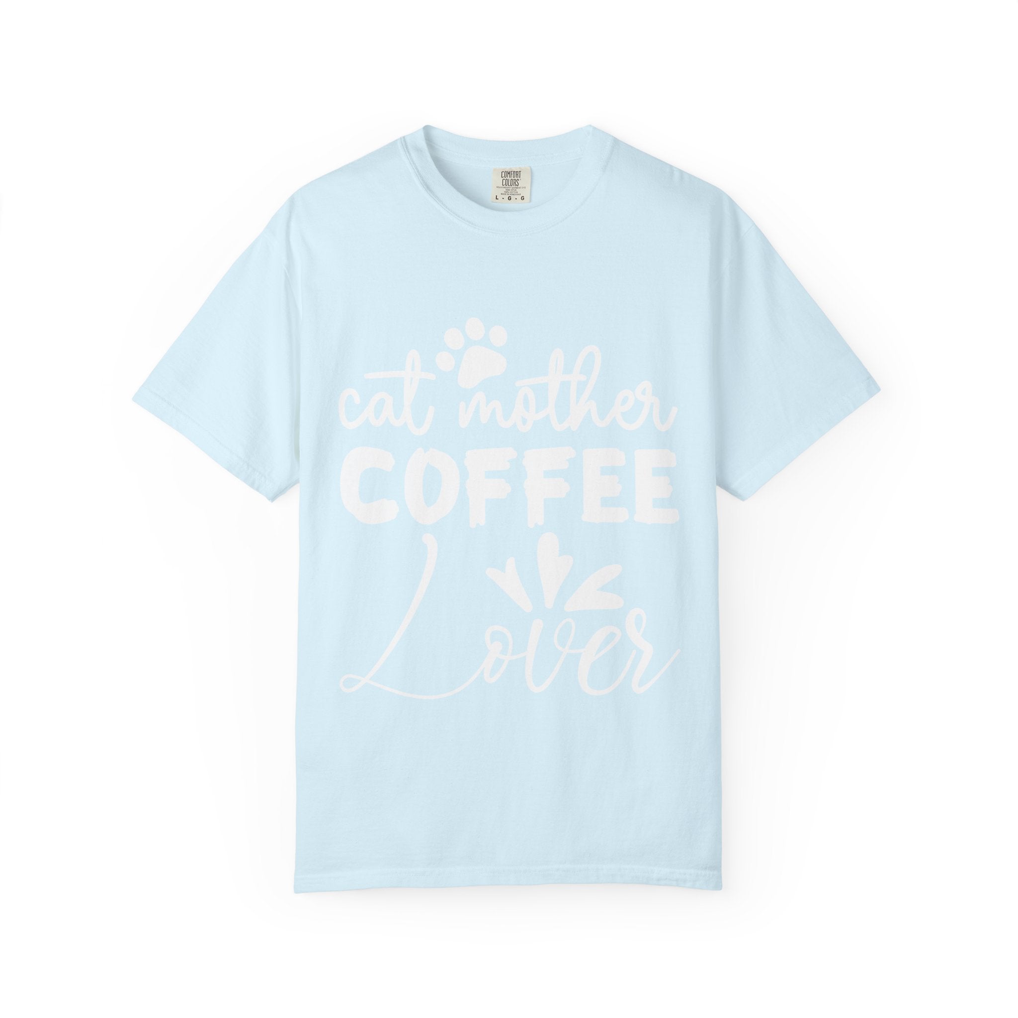 cat mother coffee lover T-shirt