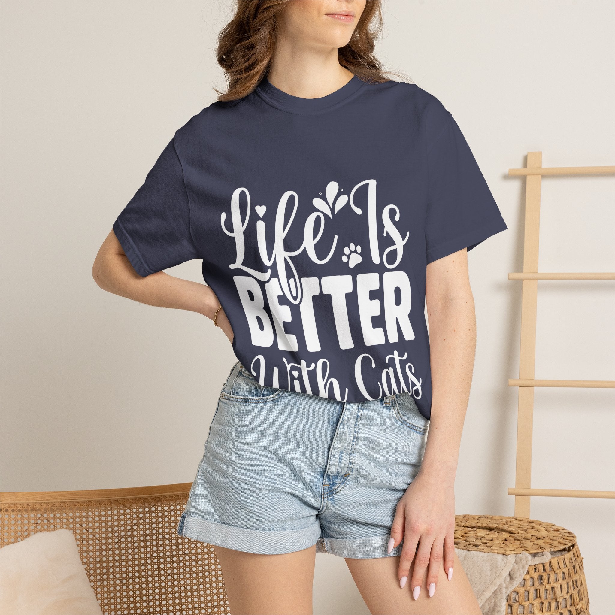 life is better with cats T-shirt
