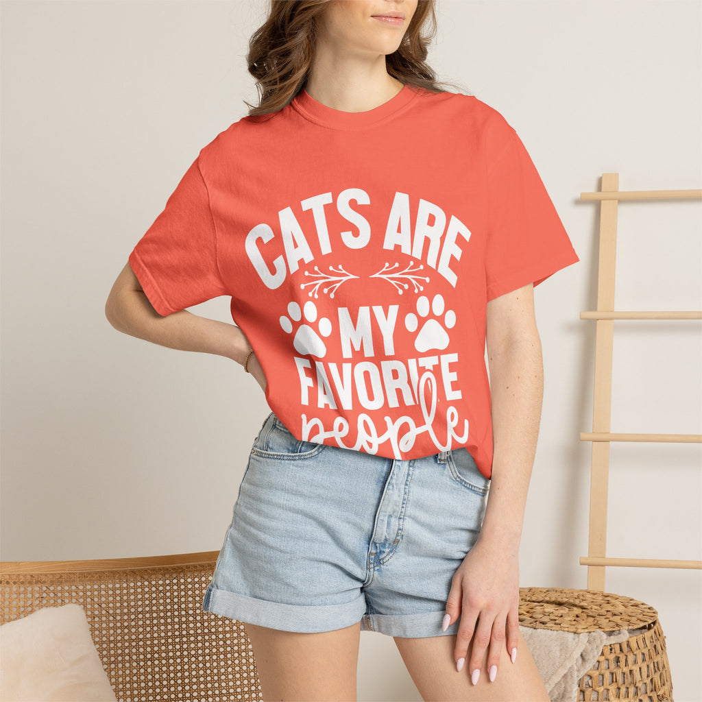 cats are my favorite people T-shirt