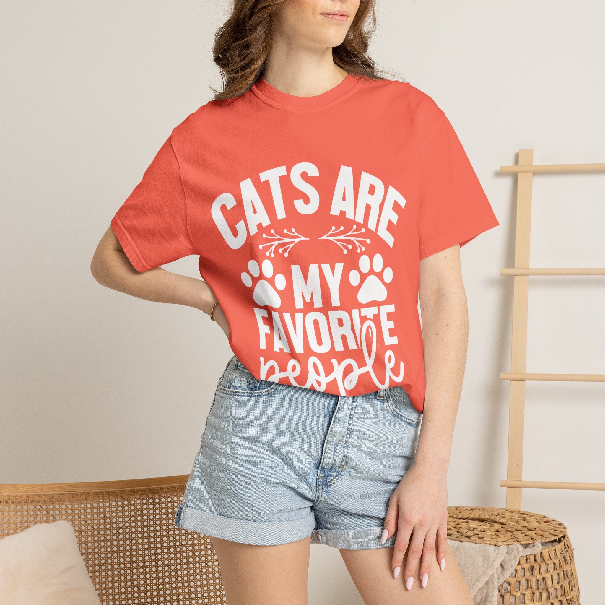 cats are my favorite people T-shirt