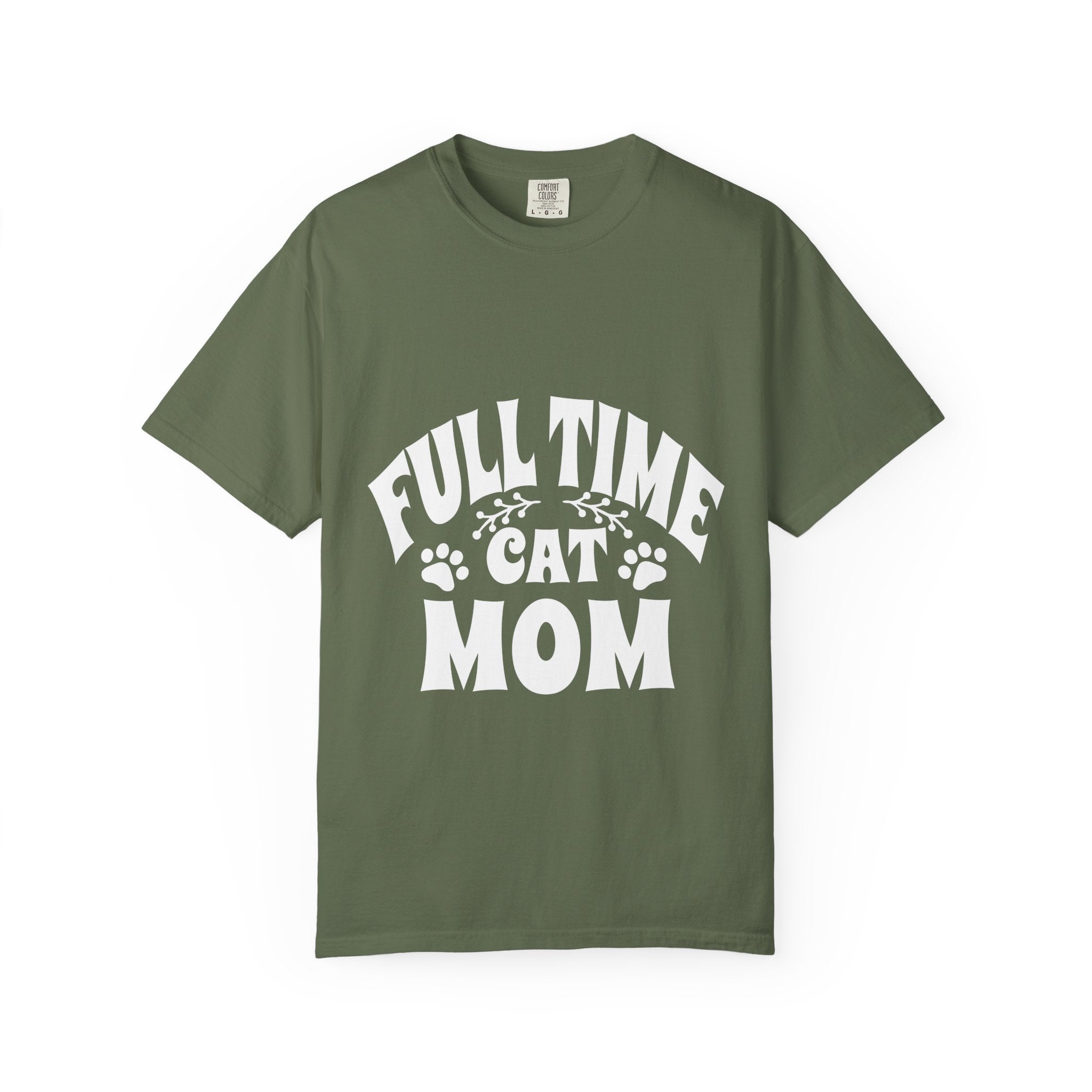 full time cat mom T-shirt