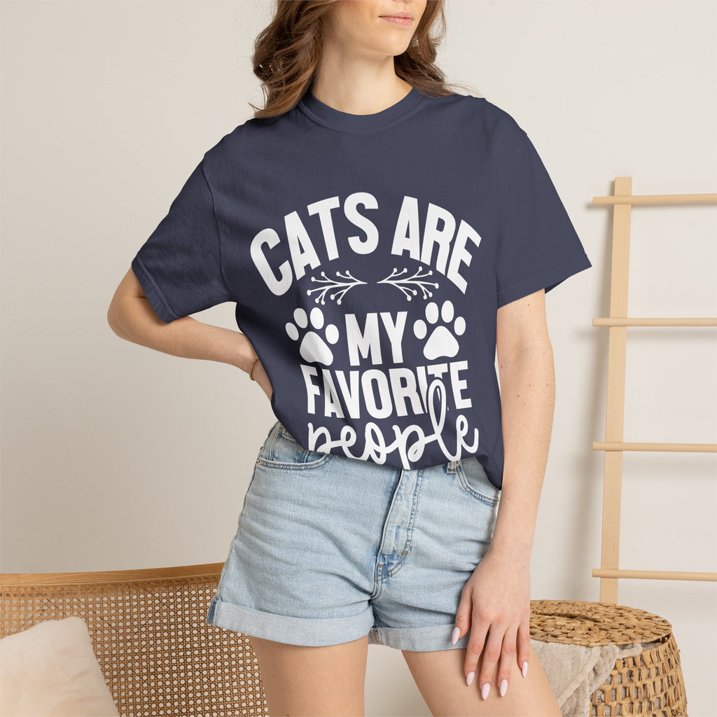 cats are my favorite people T-shirt