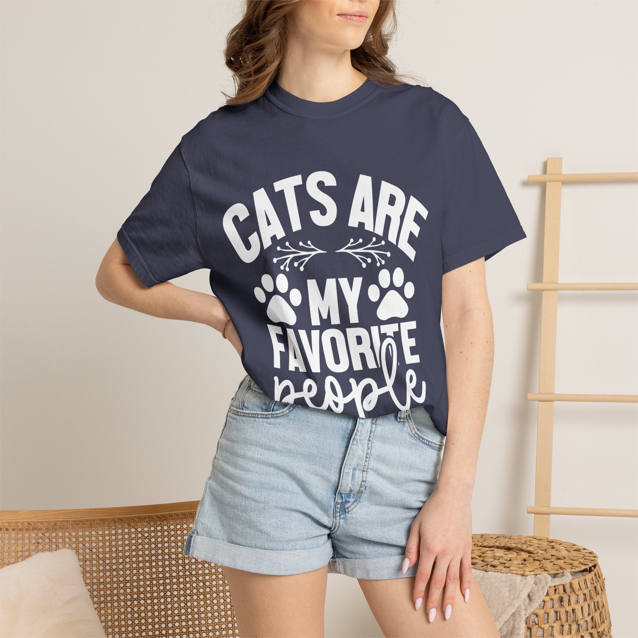 cats are my favorite people T-shirt