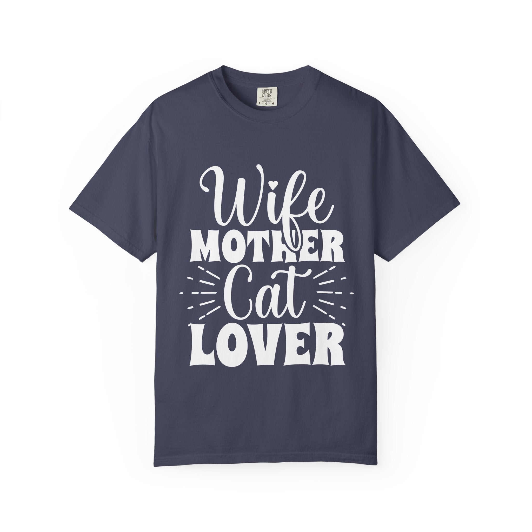 wife mother cat lover T-shirt