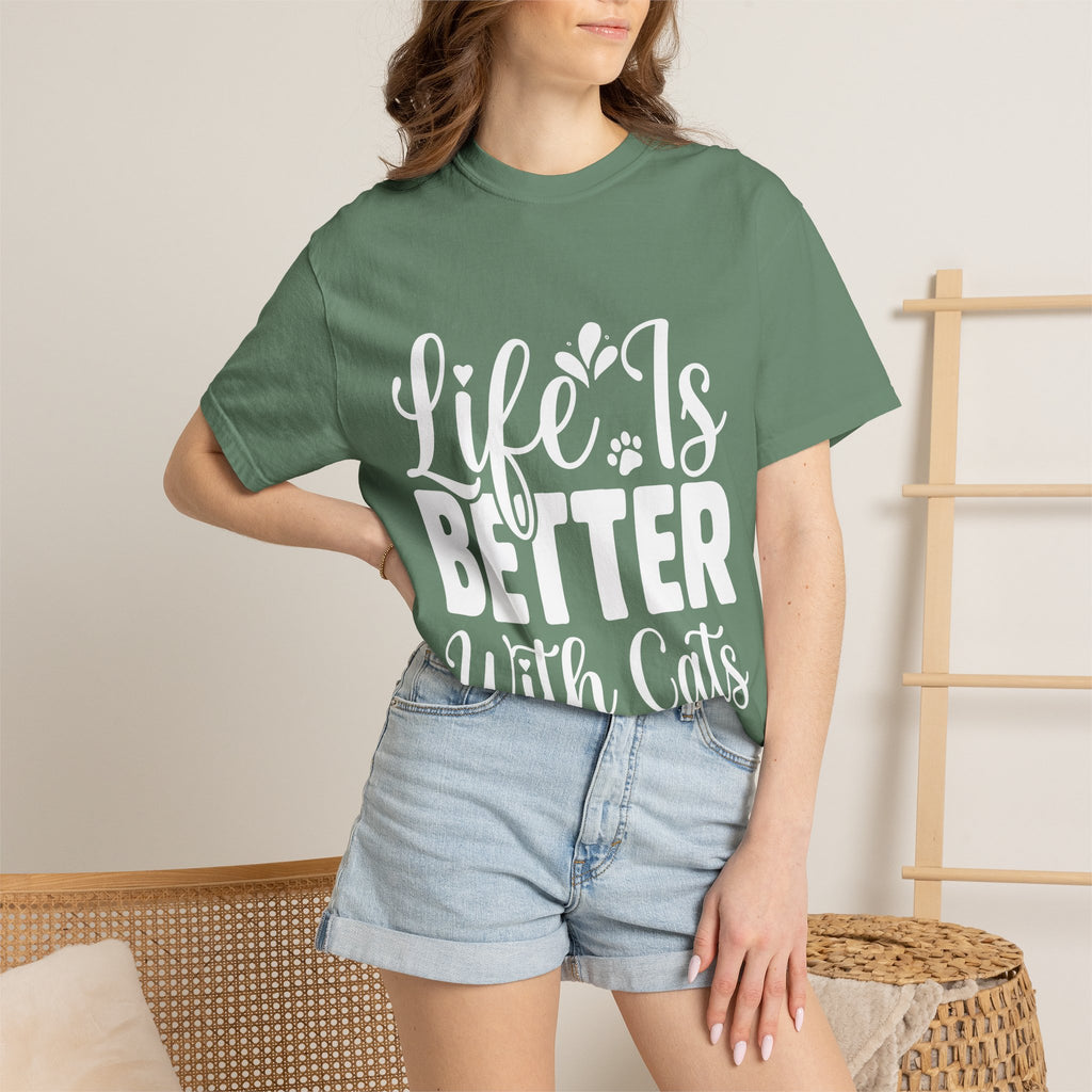 life is better with cats T-shirt