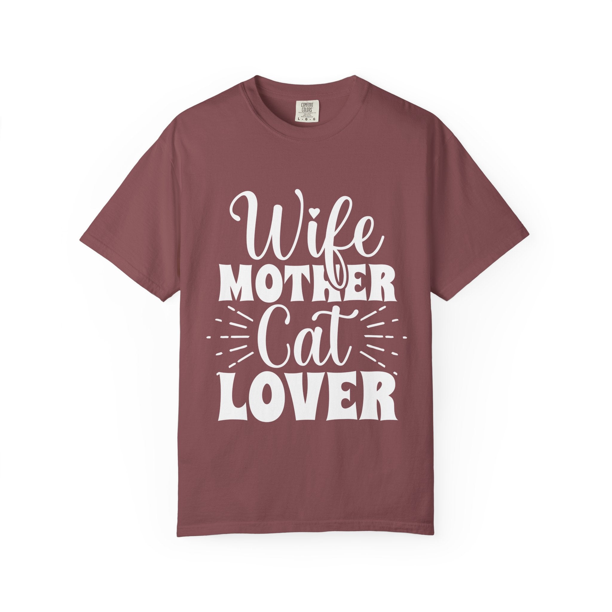 wife mother cat lover T-shirt