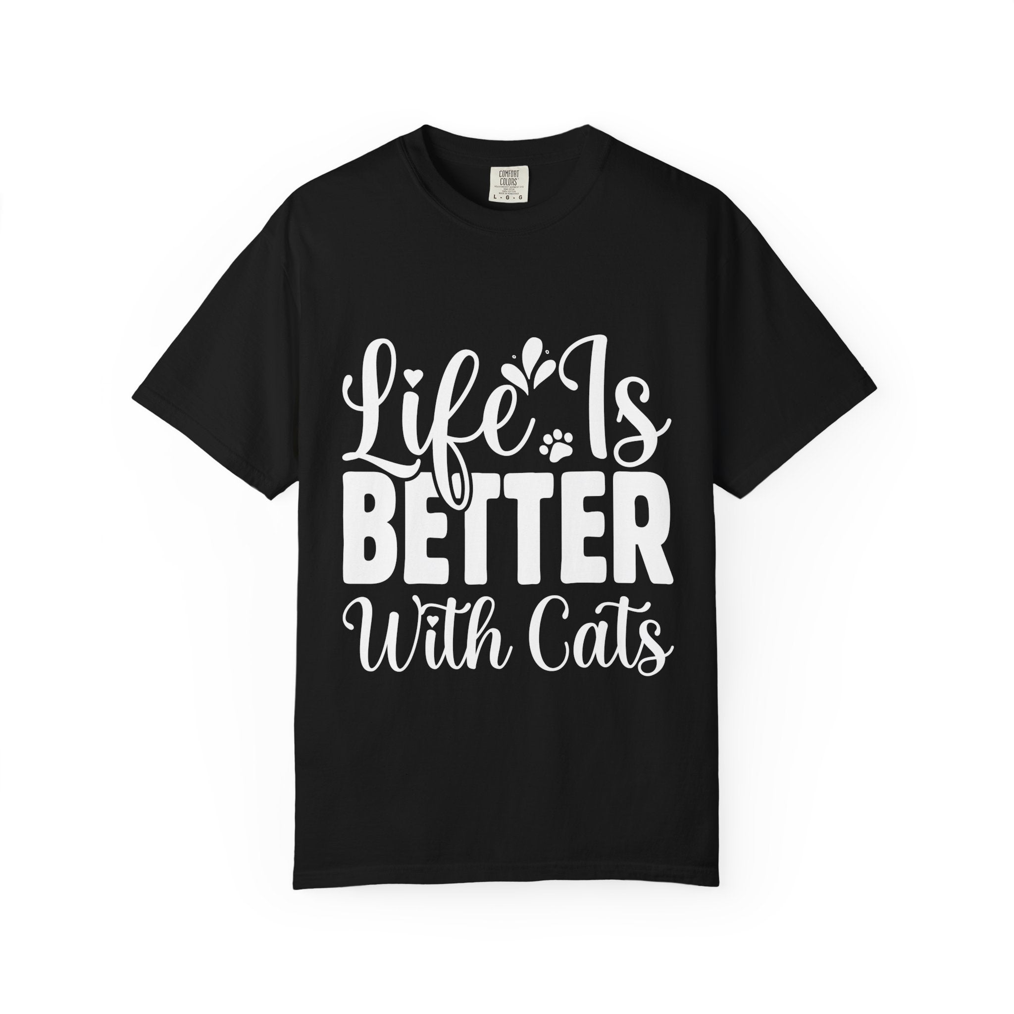 life is better with cats T-shirt
