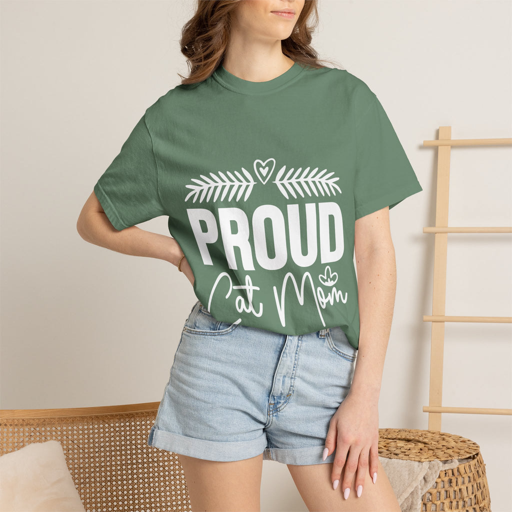 proud cat mom T-shirt