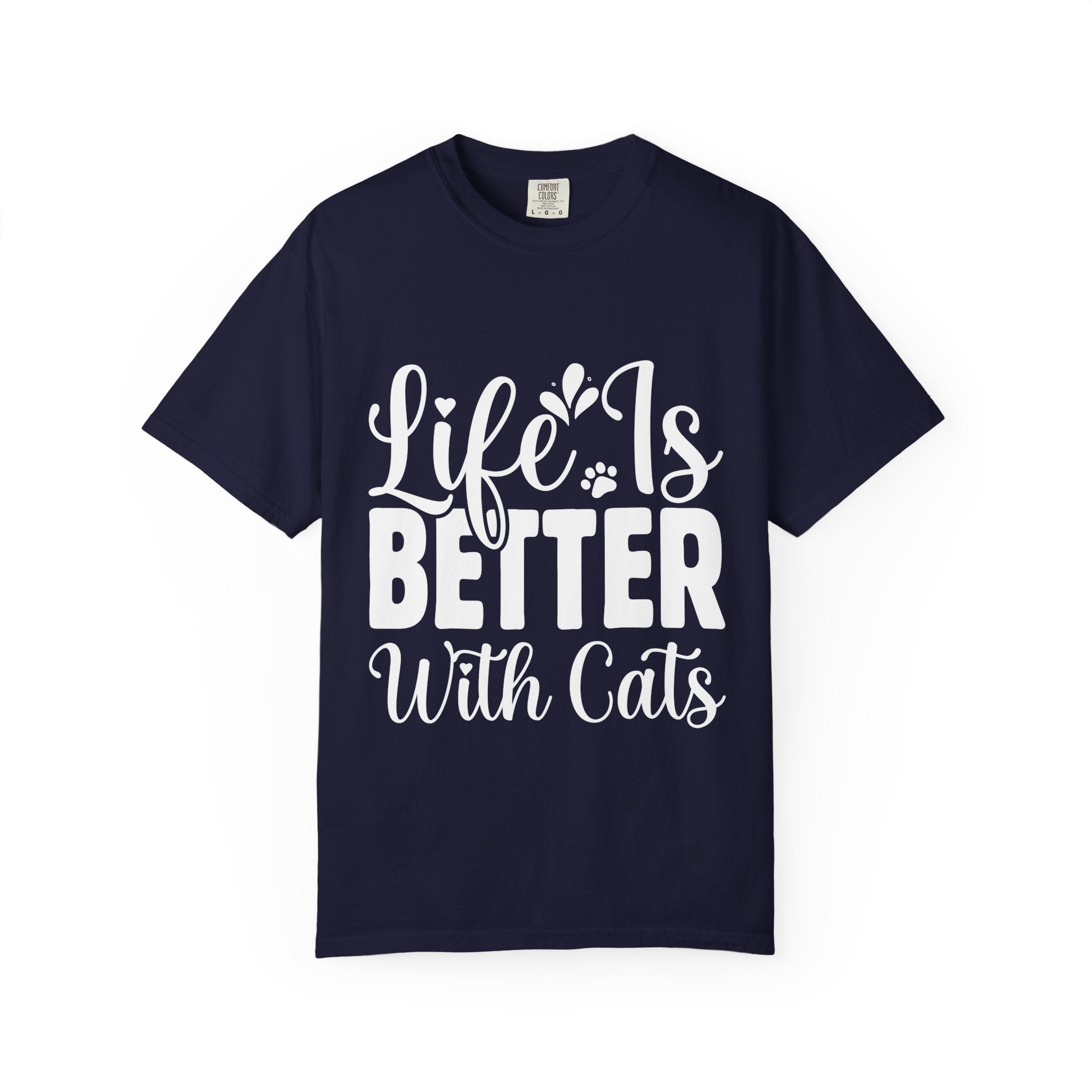 life is better with cats T-shirt