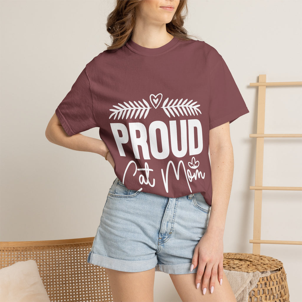 proud cat mom T-shirt