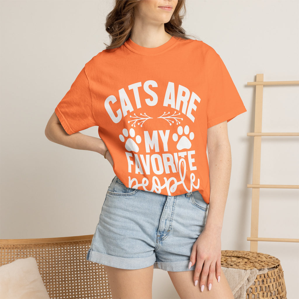 cats are my favorite people T-shirt